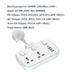 Подовжувач мережний Ldnio SC2413 | 3USB/1Type-C, 3Sockets. QC/PD, 20W/10A, EU Plug| 4758437 - зображення 8
