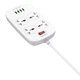 Удлинитель сетевой Ldnio SC4407 |2500W, 2m EU Plug, 4 USB, 4 Sockets. QC3.0, 3.1A|/8W| 4758431 - изображение 4
