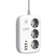 Подовжувач мережевий Ldnio з Wi-Fi SEW3452 | 3USB/1Type-C, 3Sockets. QC/PD, 30W/10A, 2м EU Plug| 4758436 - зображення 9