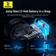 Пусковое устройство (бустер) для авто Baseus Super Energy Series 4-in-1 Car Jump Starter 600A 4842045 - изображение 10