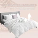 Комплект постельного белья евро Cloud Dream IDEIA жатка, в подарочной упаковке белый 5120861 - изображение 2
