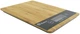 Весы кухонные электронные Domotec MS-A Wood с сенсорным дисплеем и платформой из дерева, до 5 кг 4973956 - зображення 2