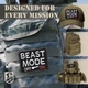 Набір шевронів 2 шт Beast Mode 9×7 см, вишитий патч нашивка шеврон 5125492 - зображення 3