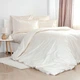 Постільна білизна євро ТЕП Grace Jacquard Milky 2-04547_31835 200х220 см молочна 5114931 - зображення 1