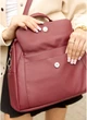 Жіноча спортивна сумка з кишенями SAMBAG Бордова (3670371625) - зображення 3