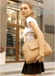 Жіноча спортивна сумка з кишенями SAMBAG Бежева (3640371625) - зображення 7