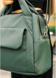 Жіноча спортивна сумка з кишенями SAMBAG Зелена (3650371625) - зображення 5