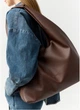 Женская сумка Хобо со съемным кошельком SAMBAG Шоколадная (7600371634) - изображение 2