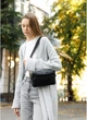 Жіноча сумка бананка на пояс із натуральної шкіри SAMBAG Чорна (812024616) - зображення 10
