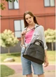 Женская спортивная сумка с карманами SAMBAG Черная (3710371625) - изображение 4