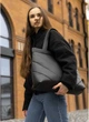 Жіноча велика сумка шоппер з прострочкою SAMBAG Чорна (7400421434) - зображення 2