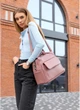 Женская спортивная сумка с карманами SAMBAG Розовая (3700371625) - изображение 5