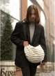 Женская меховая сумка Хобо SAMBAG Молочная (730058428) - изображение 1