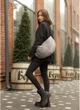 Женская меховая сумка Хобо SAMBAG Графит (729058428) - изображение 3
