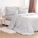 Постільна білизна євро ТЕП Grace Jacquard Light Grey 2-04547_31833 200х220 см світло-сіра 5114930 - зображення 1