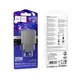 Адаптер сетевой HOCO Rico charger CS25A |1USB/1Type-C, 20W/3A, PD/QC| 4997229 - зображення 2
