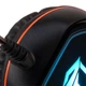 Ігрові дротові навушники MEETION MT-HP020 Gaming Backlit |геймерська гарнітура, кабель 1.8 м, провідні, 50-мм динаміки, 2хAUX 3.5 мм + USB, LED-підсвічування, всеспрямований мікрофон| Чорно-оранжевий - зображення 6