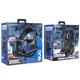 Ігрові дротові навушники BOROFONE Hi-Res BO101 Gaming LED Racing headphones |геймерська гарнітура, кабель 2 м, провідні, 40-мм динаміки, AUX 3.5 мм + USB, LED-підсвітка, вбудований мікрофон| Чорно-синій - зображення 6