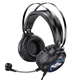 Ігрові дротові навушники HOCO W101 Streamer gaming headphones LED |геймерська гарнітура, кабель 2,4 м, провідні, 50-мм динаміки, AUX 3,5mm + USB, підсвічування, мікрофон з шумозаглушенням| Чорний - зображення 8