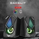 Компьютерная акустическая система 2.0 stereo sound XTRIKE ME SK-402 колонки для пк с RGB подсветкой USB/AUX Черный - изображение 6