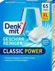 Таблетки для посудомийної машини Denkmit Spülmaschinen-Tabs Classic 65 шт - 2‑фазне очищення, блиск скла та сталі (GTIN 4066447793192) - изображение 1