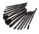 Набор кистей HUDA BEAUTY face and eyes wet powder makeup brush 12 шт высококачественные синтетические волосы современный дизайн - изображение 5