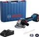 Шліфмашина кутова акумуляторна Bosch Professional GWS 18V-8 125мм 18В 1x4А·год 0-11000об/хв 1.6кг кейс ЗП GAL 18V-40 - изображение 2