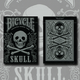Карти гральні Bicycle Skull Metallic (Silver) - зображення 1