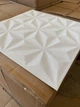 Самоклеющаяся потолочно-стеновая 3D панель Белые звезды 700x700x5мм (116) - изображение 3