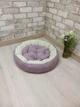 Лежак для тварин кішок та собак Animals_joy Бублик S 50 см(052) - изображение 3