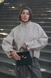 Бежевое укороченное пальто XXL-3XL - изображение 6