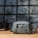 Элегантная женская сумка из натуральной кожи с современным декором Vintage 22925 голубая - изображение 9