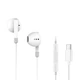 Навушники Ergo vm-730 Type-C Earphones White (vm-730w) - зображення 1