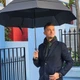 Зонт трость унисекс полиэстеровый механический Stormshield с большим куполом 130 см и защитой UPF 30+, черный 61620 - изображение 6