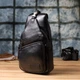 Мужская сумка через плечо из натуральной кожи Vintage 23048 Черный - изображение 9