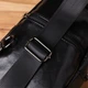 Мужская сумка через плечо из натуральной кожи Vintage 23048 Черный - изображение 11