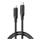 Кабелі для заряджання та передачі даних USB XO Q265B Type C до Type C 60W 30pcsbottle колір Чорний Білий Блакитний Рожевий - зображення 6