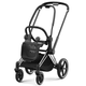 Elektryczny stelaż Cybex konstrukcja wózka Priam + Seat Chrome Black Platinum (4063846134700) - obraz 1