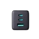 Сетевое зарядное устройство Joyroom FC 65W 2xUSB-C | USB-A with 100W USB-C to USB-C Cable Black (TCG01) - изображение 3