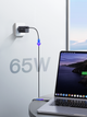 Сетевое зарядное устройство Joyroom FC 65W 2xUSB-C | USB-A with 100W USB-C to USB-C Cable Black (TCG01) - изображение 4