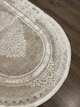 Килим PERI 5725b WHITE OVAL RubinCarpet 0.6 * 1.1 м кремовий - зображення 4