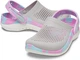 Дитячі крокси для дівчинки Crocs Literide 360 Marbled Clog Pearl White Multi (29/30, сірий) - зображення 1