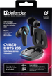 Навушники Defender (63285) CyberDots 285 ігрові TWS, Bluetooth, black Bluetooth 5.4 ANC Чорний - зображення 8