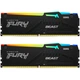 Модуль пам'яті для комп'ютера DDR5 32GB (2x16GB) 6000 MHz Beast RGB Kingston Fury (ex.HyperX) - зображення 1