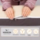 Подушка для беременных и отдыха U-образная MirSon № 8001 Naturale Line "Marco" EcoSilk 140x75x20 см (2200006178095) - изображение 4