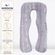 Подушка для беременных и отдыха MirSon Naturale Line Print №8005 U-образная Tulio (2200006178231) - изображение 2