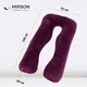 Подушка для беременных и отдыха U-образная MirSon № 8021 Velvet Line "Excalibur" EcoSilk 140x75x20 см (2200006178538) - изображение 3