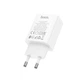 Мережевий зарядний пристрій HOCO C143A Benefit single port charger Type-C cable 20W White - изображение 10