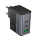 Мережевий зарядний пристрій HOCO CS75A Star Speed charger 70W Black - изображение 2