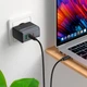 Мережевий зарядний пристрій HOCO CS75A Star Speed charger 70W Black - изображение 8